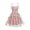 Pink, variant on Girls Embroidered Tulle Dress Puff Sleeve Floral Ruffle Aline Dress Formal Birthday Party Dresses Blue, Size 7-8