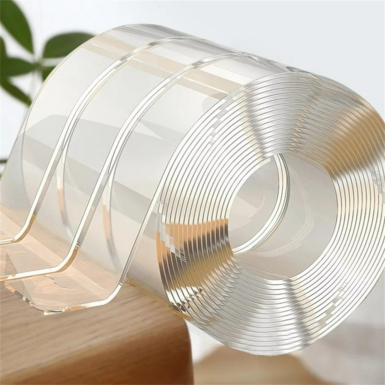 Nano Double Adhesive Strip Transparent, No Trace, Adhesive, Waterproof, Reusable