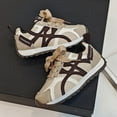 thumbnail image 6 of Kids Shoes for Boys Girls Sneakers Sports Knitted Mesh Running Athletic Walking Gym Sports Lightweight Breathable Toddler Little Kid Big Kid,Khaki, 6 of 6