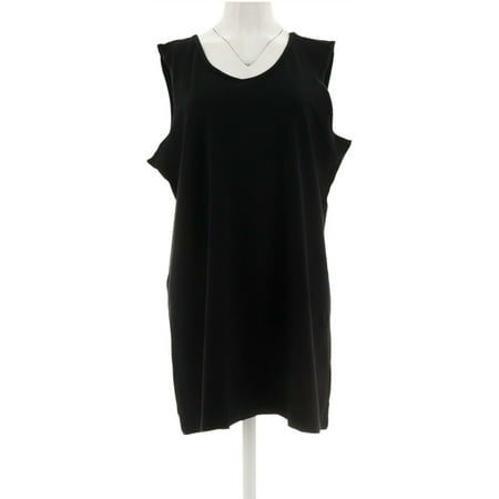 Denim & Co Essentials Tunic Length Tank Women's A272169