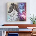 thumbnail image 4 of Cuadros Decorativos 5D DIY Diamante Pintura Full Square Drill Lobos Rhinestone Art Craft Home Decor JShteea Nuevos Originales, 4 of 8