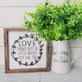 thumbnail image 4 of Sunjoy Tech Artificial Eucalyptus Fake Greenery Boxwood Stems Fake Plants and Greenery Springs for Farmhouse,Home,Garden,Office,Patio,Wedding, Indoor Outdoor, 4 of 8