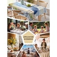 thumbnail image 5 of Coastal Birds Table Cloth, Blue Sky Heron Seabird Tropical Beach Waterproof Tablecloth for Square Tables, Reusable Washable Fabric Table Cover for Restaurant Kitchen Dining Tables 54"x54", 5 of 6