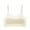 X1 Light Pink, variant on Soft Training Bras for Girls, Crop Cami First Bra with Adjustable Straps and Pads, Chest Double Lined,Color:White