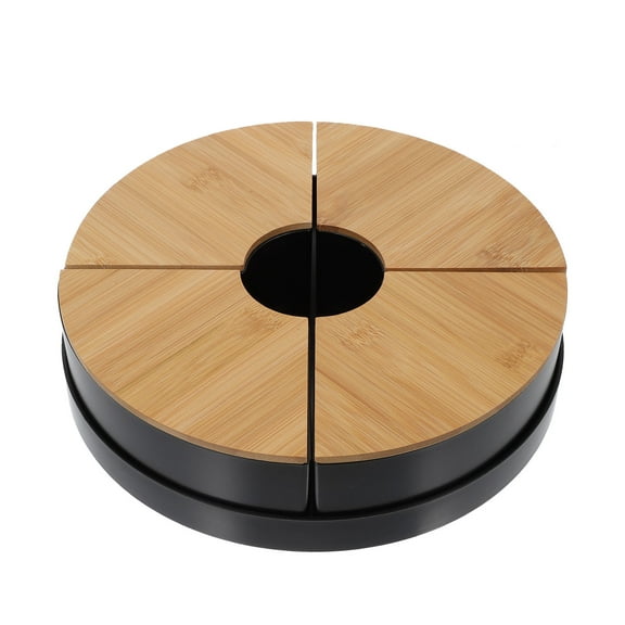 WHAMVOX  Platter Snack Fruit Plate Dish Serving for Hospitality Glass Dishes