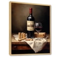 thumbnail image 2 of Designart "Full-Bodied Barolos" Wine Floater Framed Wall Art Living Room, 2 of 5