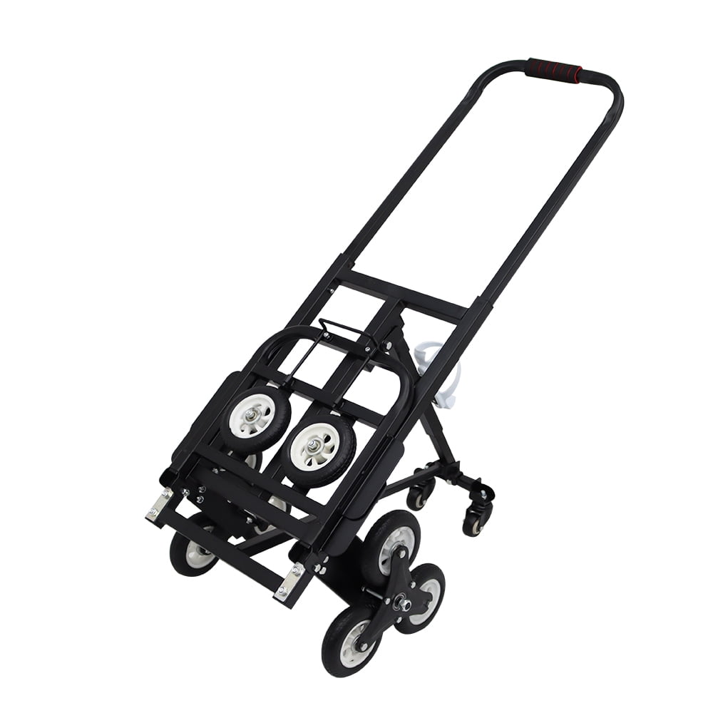 Carbon Steel Foldable Hand Truck Climbing Cargo Trolley Climbing Cart Handcart for Climbing Stairs