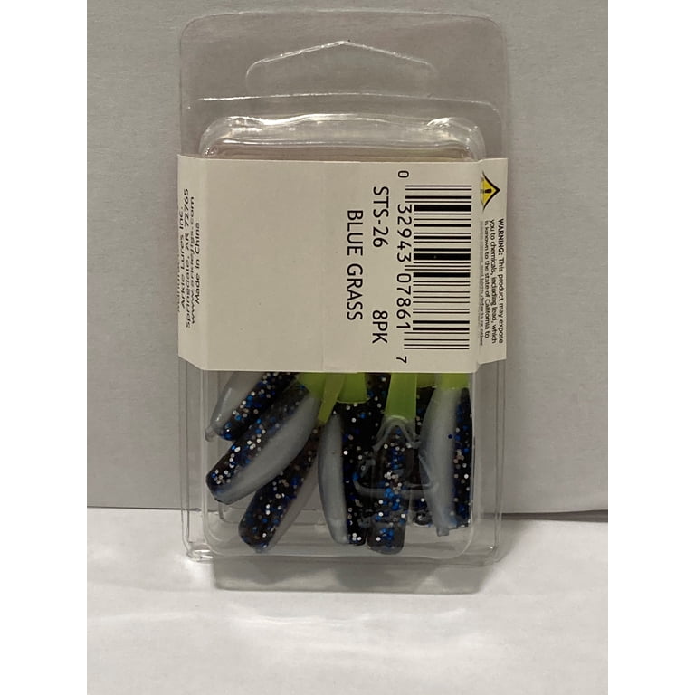 Arkie Lures 2 inch Sexee Tail Shad Soft Fishing Lure,Color Blue Grass -  Walmart.com