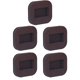 thumbnail image 4 of Rueda de fieltro para muebles, 5 uds., taza con ruedas de fieltro, rectangular, cóncava, para silla de oficina, almohadilla de fijación, rueda para muebles, taza para madera dura(B.), 4 of 14