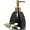 Pyramid Black Bottle, variant on ABCISI Soap Dispenser, Liquid Soap Dispenser with Gold Pump for Kitchen Bathroom, Refillable Countertop Lotion Ceramics White Hand Soap Dispenser for Shower 430ml (Pyramid White Bottle)
