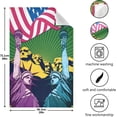 thumbnail image 5 of Liberty Independence Day Tea Towels 4 Pack USA Flag Kitchen Dish Cloth with Hanging Loop, 18"x28" Lint-Free Absorbent Towel for Kitchen Drying Wiping and Cleaning, 5 of 7
