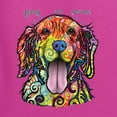 thumbnail image 5 of Wild Bobby Dean Russo Golden Retriever Is Love Dog Is Love Dog Lover Men Graphic Tee, Fuschia, 3X-Large, 5 of 5