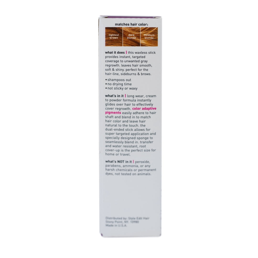 Style Edit Root Cover Up Stick Instant Root Concealer Light Brown 0.11 oz