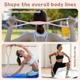 thumbnail image 6 of 25-Pound Figure Eight Resistance Rope Full Body Training High Elastic Silicone Material Adjustable Length 8-Shaped Design For Shoulder Back Activation Yoga Rehabilitation, 6 of 6