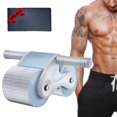 thumbnail image 2 of Automatic Rebound Abdominal Wheel 2023 New Springback Wheels Roller Domestic Abdominal Exerciser, Ab Roller Wheel Exercise Equipment with Knee Mat for Beginners Core Workouts, 2 of 8