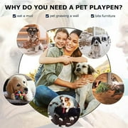 BestPet Dog Playpen Pet Dog Fence 40Height 16 Panels Metal Dog Pen