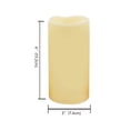 thumbnail image 4 of Lámpara CANDLE CHOICE, batería impermeable, pilares LED de 7,5 x 15 cm, 6 unidades, 4 of 6