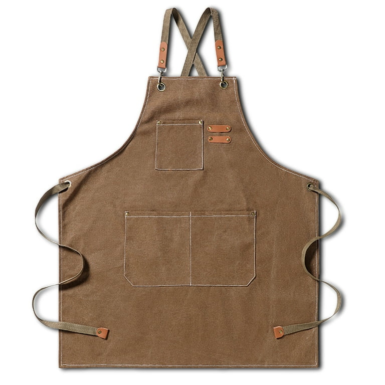 TureClos Cooking Apron Adjustable Straps Grease proof Chef Bib