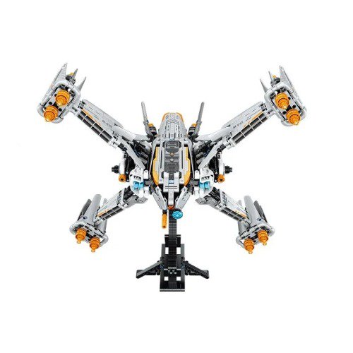 Kit de Construction Premium DIY d'Avion de Chasse X / 1018 Pcs / Jouet Éducatif STEM