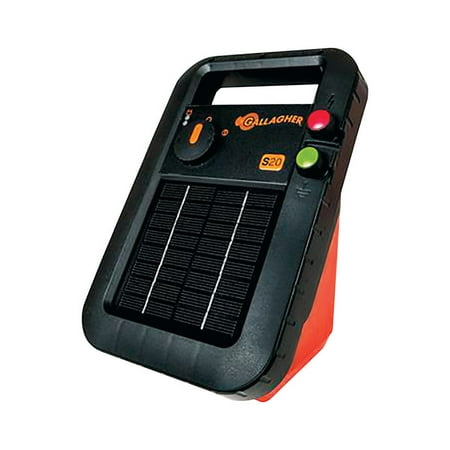 UPC: 0644493341426 | Gallagher S20 6 volt Solar Fence Energizer 12 mi. Black/Orange