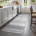 thumbnail image 4 of VUNATE 2'x8' Area Rugs for Living Room Washable Rugs Modern Abstract Area Rug Soft Contemporary Neutral Carpet Indoor Rug for Bedroom Dining Room Office Foldable Nonslip Rug Light Gray, 4 of 5