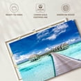 thumbnail image 6 of Elephant Stock Maldives Wall Art - Horizontal Canvas Wall Art - Living Room Wall Decor - Beach Canvas - Blue And Turquoise Decor - 12" x 8", 6 of 8