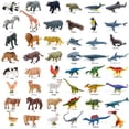 thumbnail image 1 of Modelo de océano de plástico de 1 a 9 pulgadas, juguete de simulación de animales salvajes, material didáctico para aves de corral, modelo de dinosaurio de juguete, 1 of 2