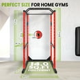 thumbnail image 2 of Adjustable Squat Rack, 1200LB Frame Power Rack, Multi-Functional Squat Rack Power Cage with J-Hooks for Home Gym Strength Training, 2 of 8