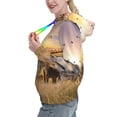thumbnail image 2 of Kdxio Vintage Wildlife Protection Print Womens Oversized Hoodies Sweatshirts Hooded Pullover Tops Sweaters Casual-XX-Large, 2 of 7