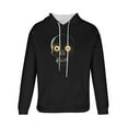 thumbnail image 4 of Donemore Men Casual Fashion Printed Pullover Drawstring Long Sleeve Hooded Sweatshirts, 4 of 6