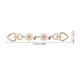 thumbnail image 2 of Purse Strap Extender Chain for Decoration Zinc Alloy Bag Chain Floral Extender, 2 of 5