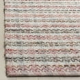 thumbnail image 3 of SAFAVIEH Montauk Candelario Striped Cotton Area Rug, Pink/Multi, 6' x 6' Square, 3 of 6