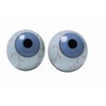 thumbnail image 2 of Trik Topz Valve Caps Eyeballs Blk/Blue SV, 2 of 2