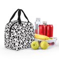 thumbnail image 4 of Yiaed Cute Panda Print Insulated Lunch Bag Reusable Cute Tote Lunch Box, Leakproof Cooler Lunch Bags for Work Office Travel School Picnic, 4 of 5