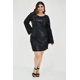 thumbnail image 5 of Vestido plisado de fiesta Roman Fashion /Tallas Extras, 1200 (Negro) negro 36 Roman Fashion V-ST-1200-NEGRO, 5 of 8