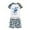 X4 White, variant on Ticikt Boys Two Piece UPF 50  Rash Guard Swimsuits Kids Animal Surfing Long Sleeve Top and Shorts Swimwear Sets,Color:Blue,Size:5-6 Years