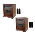 thumbnail image 1 of Lifesmart Chauffage d'Intérieur à Quartz Infrarouge Électrique 1500W, (Lot de 2), 1 of 9