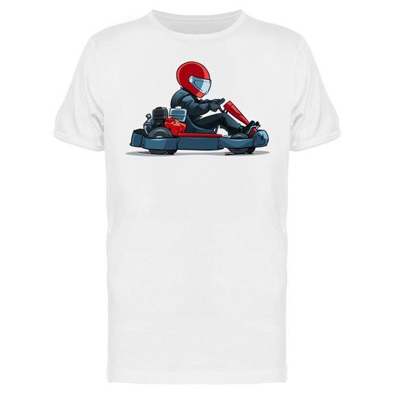 Go-Kart Racing Side View T-Shirt Men -Image by Shutterstock, Male x-Large