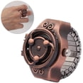 thumbnail image 2 of Reloj de anillo ANGGREK de Cuarzo Analógico Cronógrafo Color rojo Negro estilo Vintage, 2 of 8
