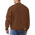 thumbnail image 3 of GENTS BLISS Crew Neck Men Sweatshirts Fleece Long Sleeve Shirts for Men Casual Pullover Sweatshirts for Men, 3 of 5