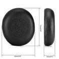 thumbnail image 5 of Leather For Jabra Elite 45h Evolve2 65 Headset Earpads Ear Pads Sponge Cushion, 5 of 5