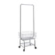 thumbnail image 3 of Ropa de ropa enrollable Rack de ropa de metal Ropa de ropa pesada Ajustable para exhibición Almacenamiento de almacenamiento de dormitorio Armario Sin dobladillo, 3 of 7