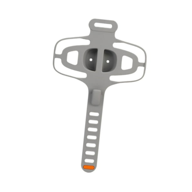 Soporte para teléfono de bicicleta con correa de silicona de fácil instalación Soporte para teléfono móvil para Gris