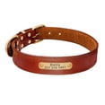 thumbnail image 5 of Didog Real Leather Personalized Dog Collar with Custom Name ID Tag for Small to Large Dogs, 5 of 14