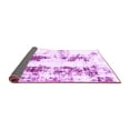 thumbnail image 2 of Ahgly Company Indoor Rectangle Abstract Purple Modern Area Rugs, 2' x 5', 2 of 4