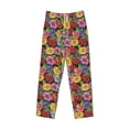 thumbnail image 4 of Xecao Daisies Flowers Men's Straight Lounge Pajama Pants: The Ultimate in Comfortable Sleepwear, 4 of 9