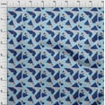 thumbnail image 3 of oneOone Cotton Cambric Baby Blue Fabric Geometric & Rose Floral Diy Clothing Quilting Fabric Print Fabric By Yard 42 Inch Wide, 3 of 4