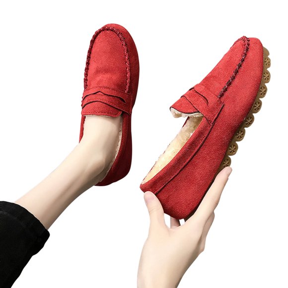 Styesk Boots for Women Women's Warm/Plush House Slippers Foam Indoor Outdoor Ladies Shoes Work Boots for Women
