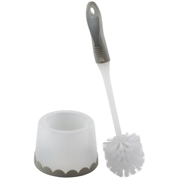 Kennedy Home Toilet Brush with Holder 2 Pack in White