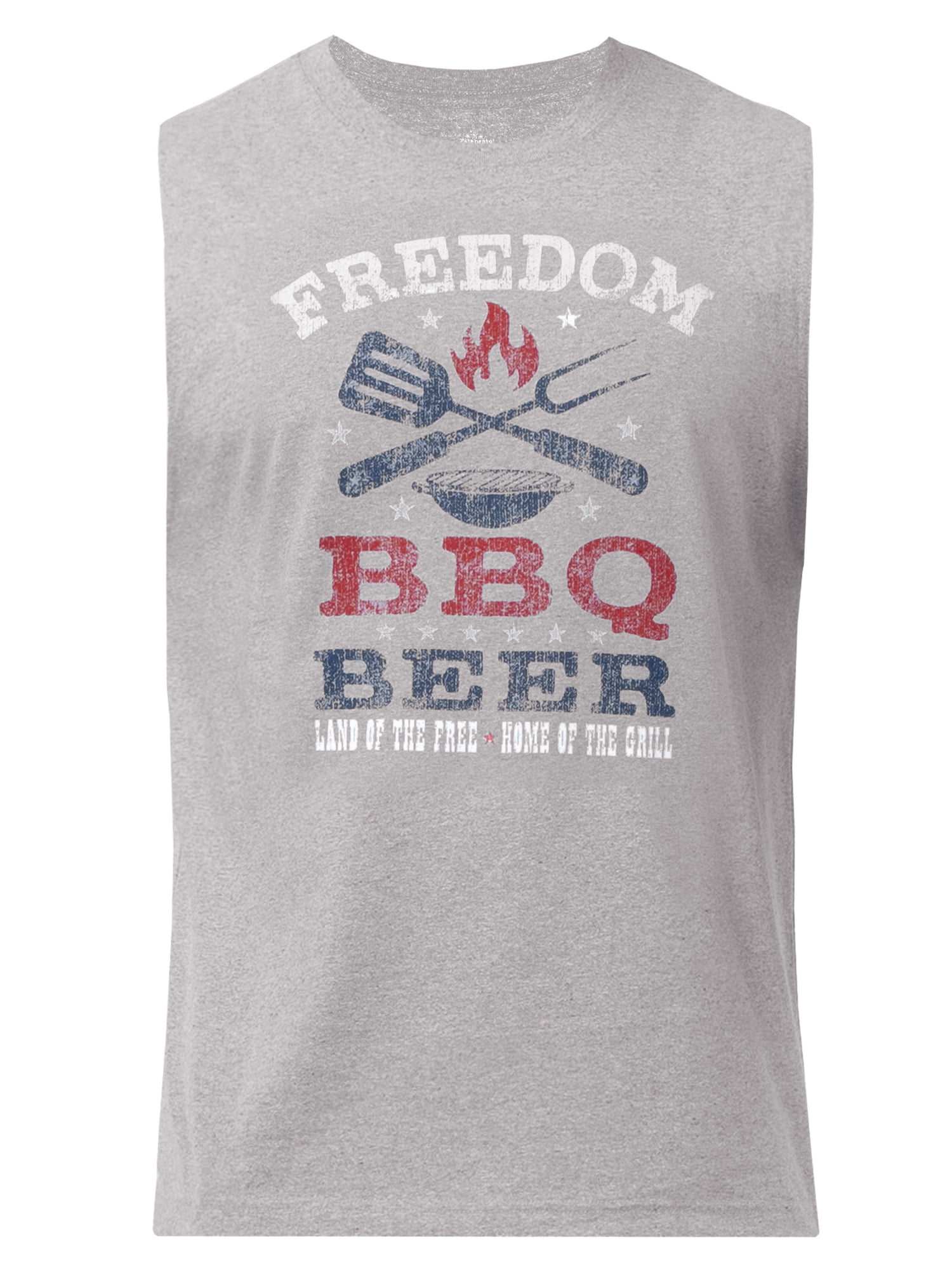 Way to Celebrate Men's 4th of July Americana Graphic Muscle Shirt Tank Top, Sizes XS-5XL